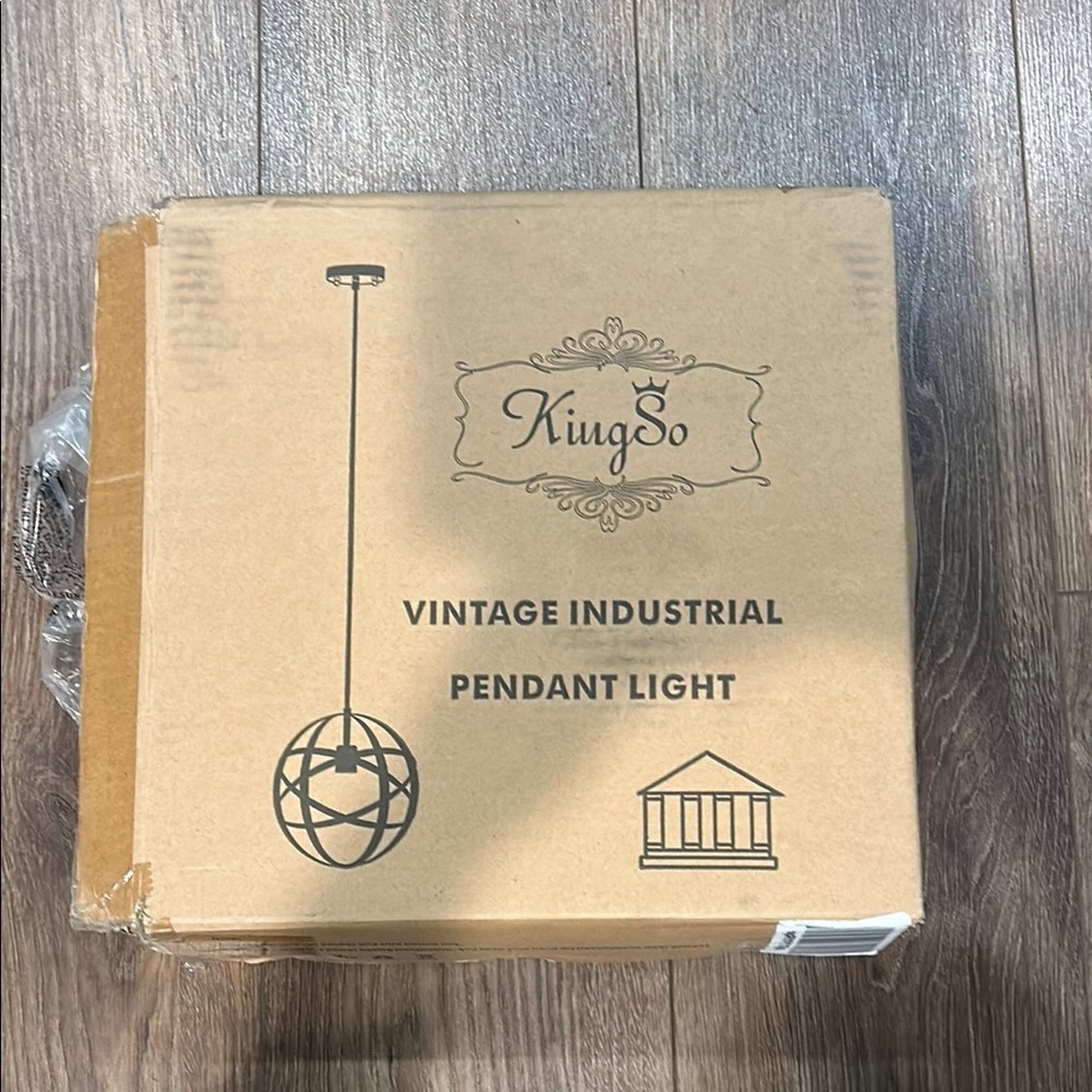 Vintage industrial pendant light